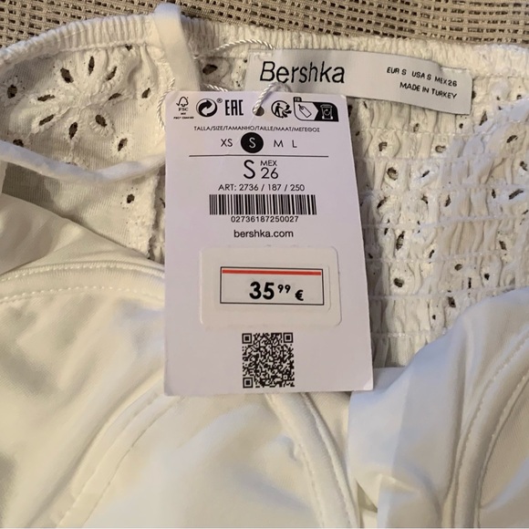 Bershka white eyelet jumper - S - Picture 8 of 10
